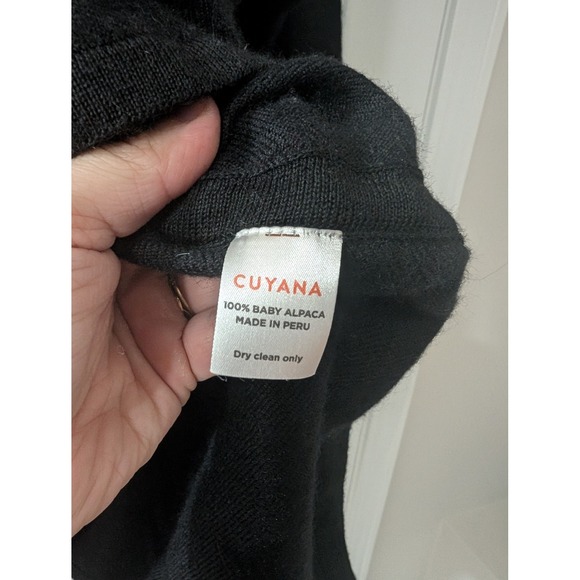 Cuyana, One Size, 100% Baby Alpaca Turtleneck Sweater, Oversized Knit - Picture 5 of 7